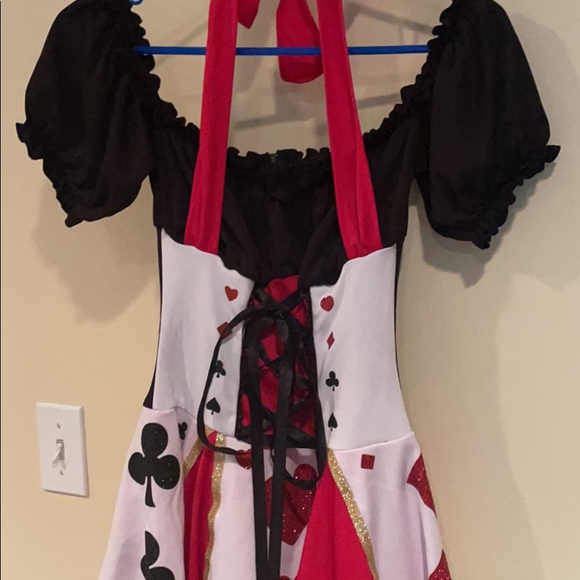 Pretty Playing Card Costume. Alice in Wonderland. - Picture 2 of 2